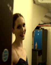 Rachel Rawlins backstage